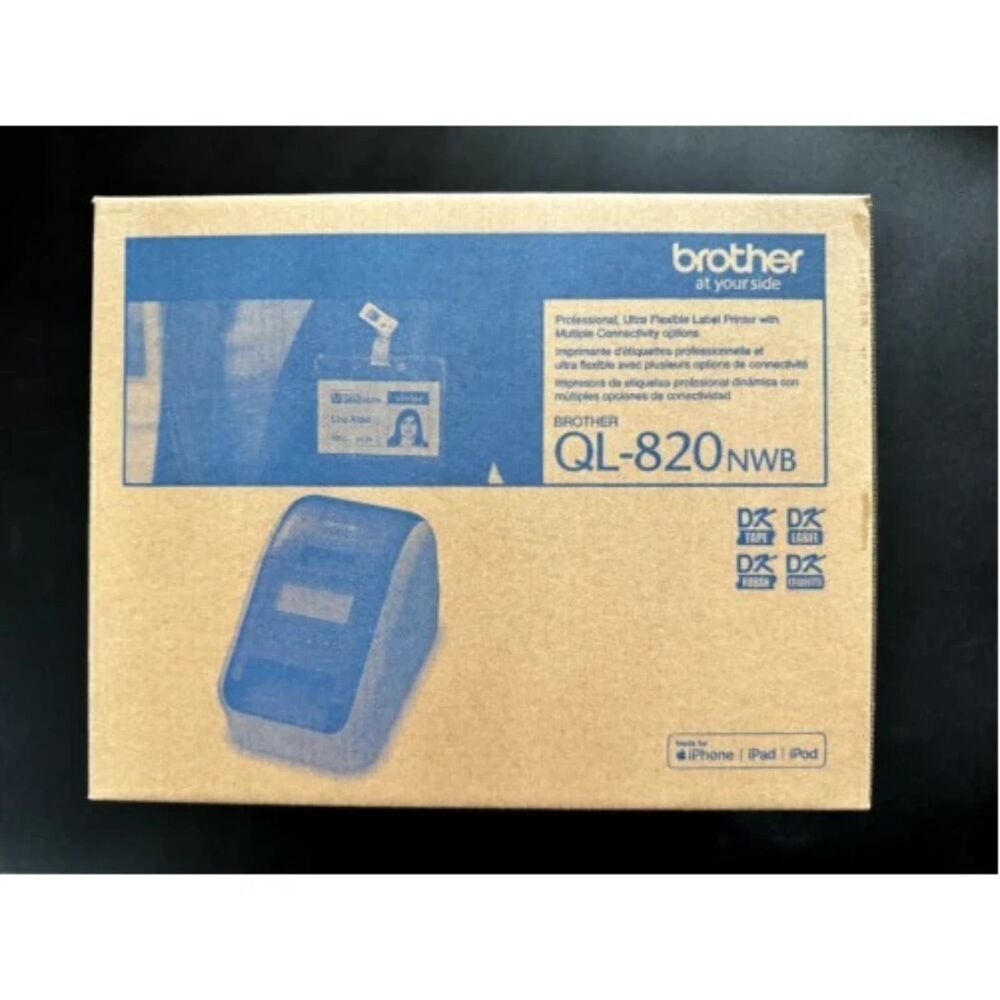 Brother QL-820NWB Direct Thermal Label Printer Bluetooth Wifi Ultra Fast BNIB - Picture 3 of 3